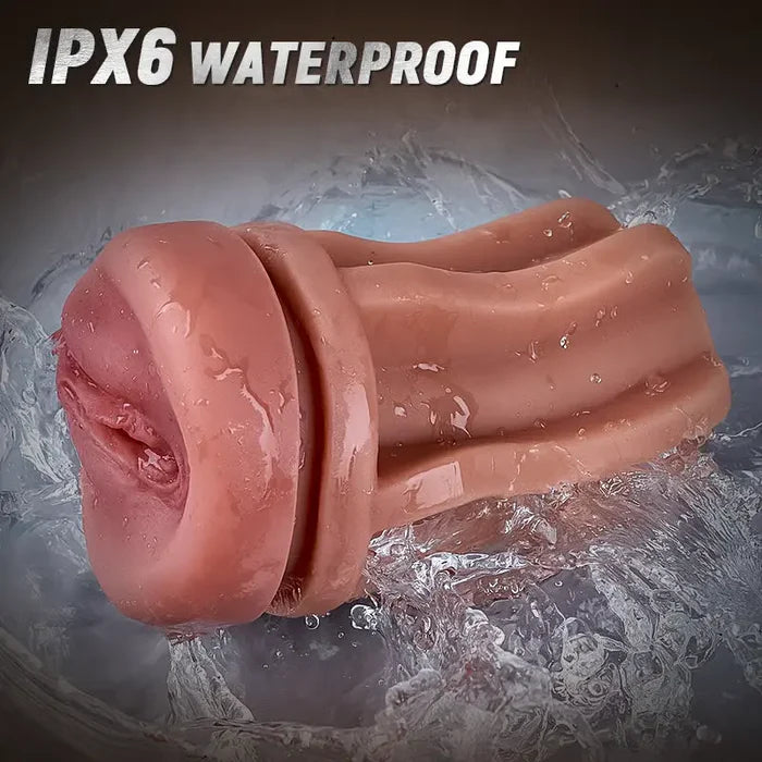 XV6 10 Vibrating Sucking Pocket Vagina Deep Throat Male Stroker