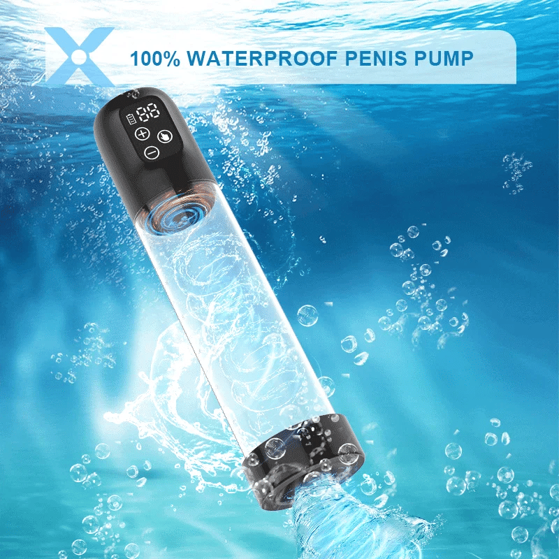 XP4 Water Penis Pump Digital Display Easy Use & Clean