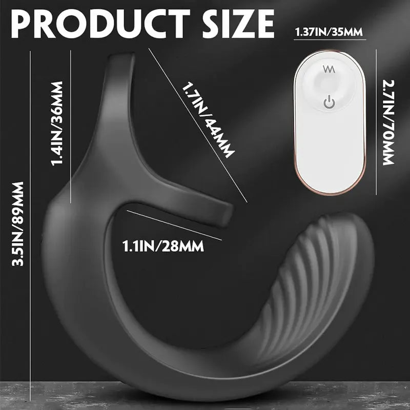 PR10 Cock Ring Testicle Anal Massager Wireless Remote Control