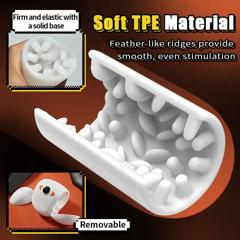 XR3 Egg Masturbator Thrusting Rotating With Testicle Stimulation