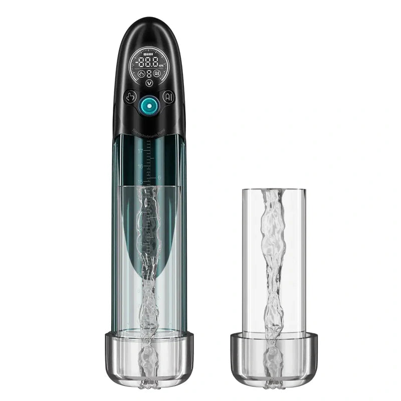 Bathfun Pro AI Hydro Penis Pump with Digital Display & Dual-Mode Suction