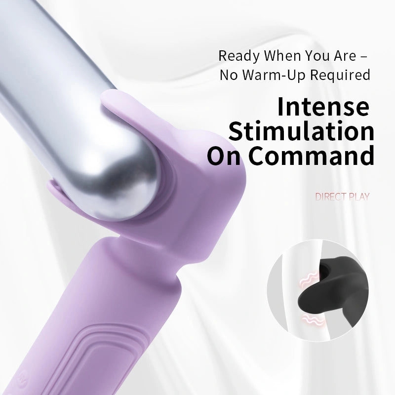 XM2 Pro-Grade Male Wand AV Vibrator 6 Modes with Instant Climax Boost for Solo & Couples