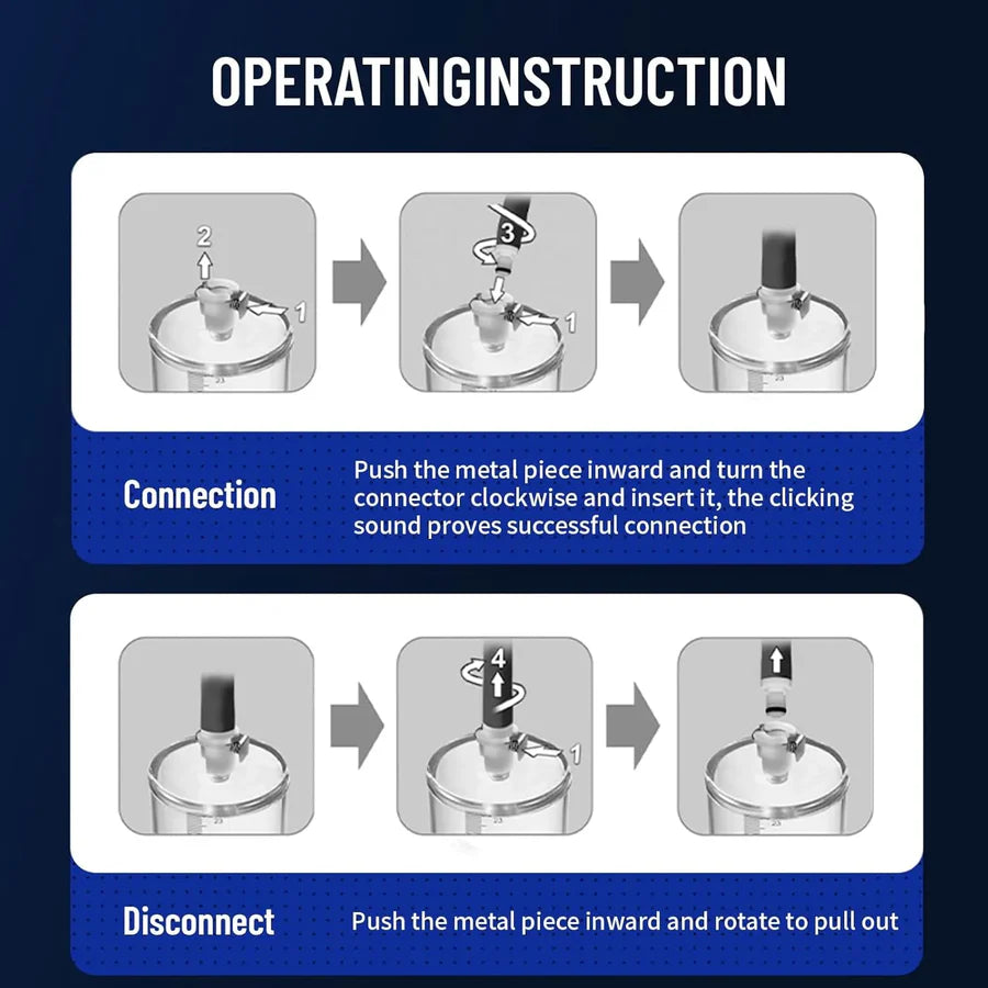 ClassiMax T-Handle Manual Penis Pump with Quick-Disconnect Valve