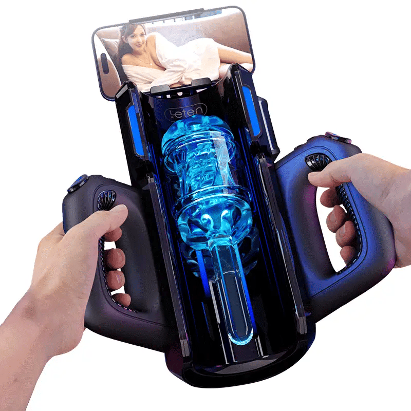 fleshlight quickshot launch automatic male masturbator XT5: Auto Quickshot Stroker Handle Control & Phone Holder