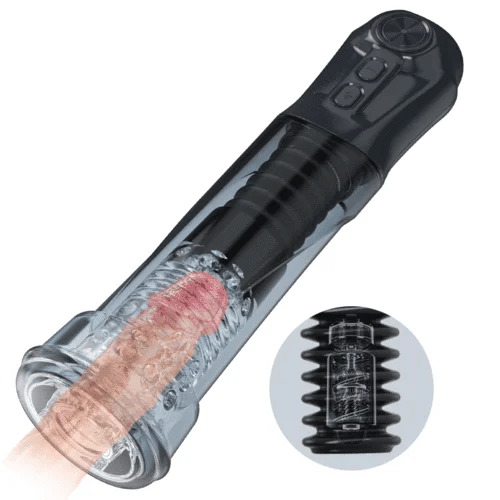 XP9 Penis Vacuum Pump Suction Vibration 4 Textures Sleeve