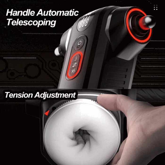 XT12 5-in-1 Thrusting Vibrating Suction Heating APP-Controlled Stroker