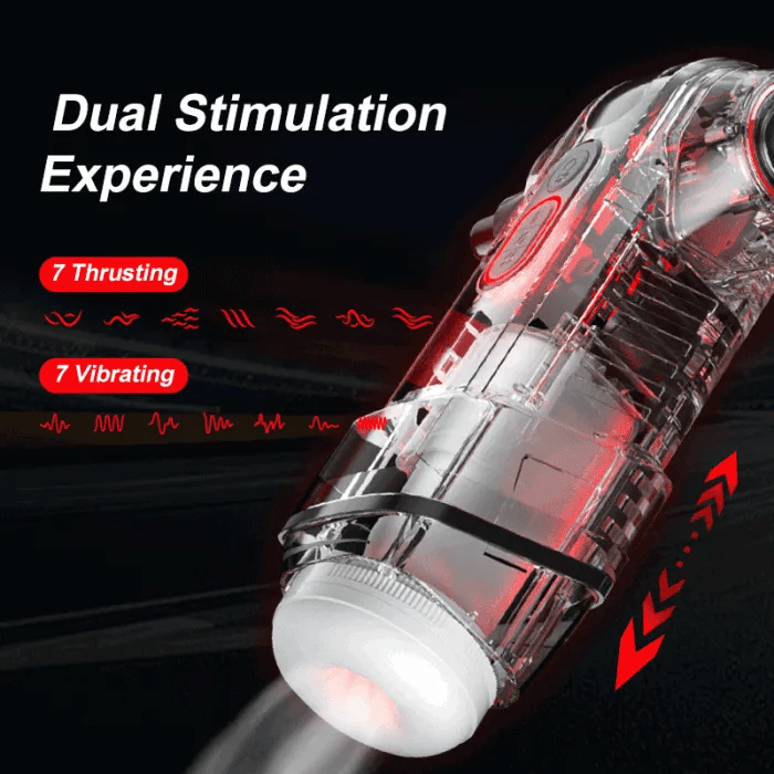 XT12 5-in-1 Thrusting Vibrating Suction Heating APP-Controlled Stroker