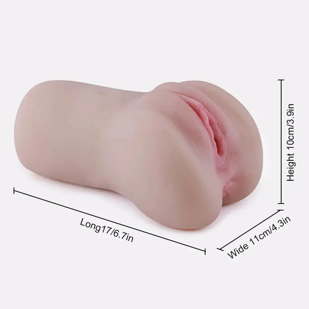 Fever: 2.4LB Realistic Pocket Pussy & Ass with Dual 4.7" Tunnels