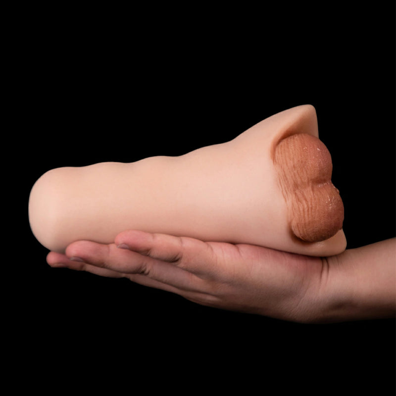 Jack - 2.2LB Silicone Pocket Stroker with Balls & 6.8" Deep Channel for Gay