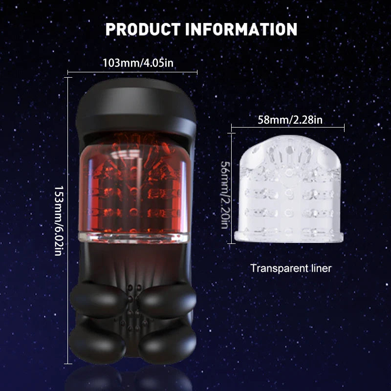 XG10: Male Glans Trainer with 9 Biting Rotation & Vibration Modes