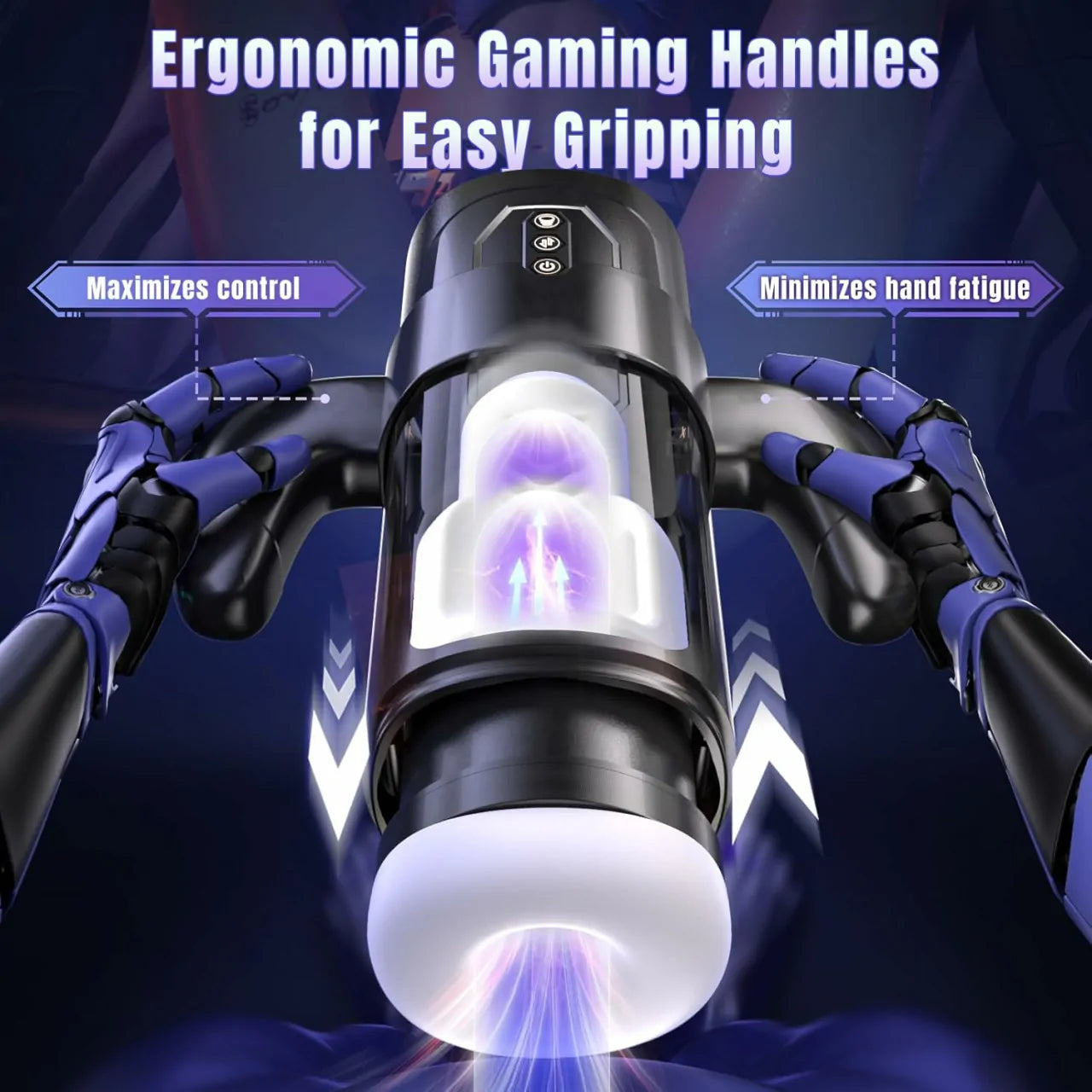 XT21 Hands-Free  Masturbator 6 Thrusting  & 3 Sucting Modes With Suction Cup