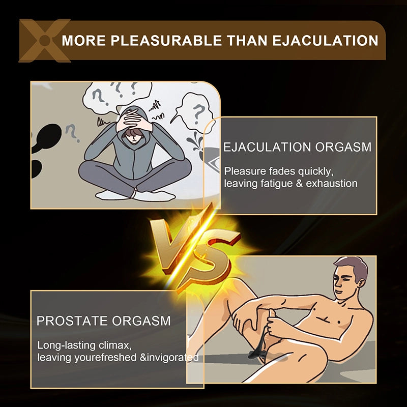 PM1 Leten Raptor Prostate Massager 7 Vibration Built-in Bullet Vibrator