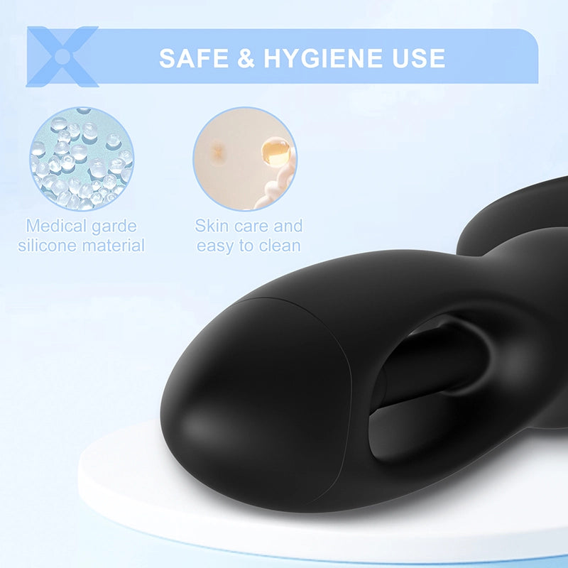 PM4 Prostate Massager 10 Flapping Vibrating Remote Control Anal Plug