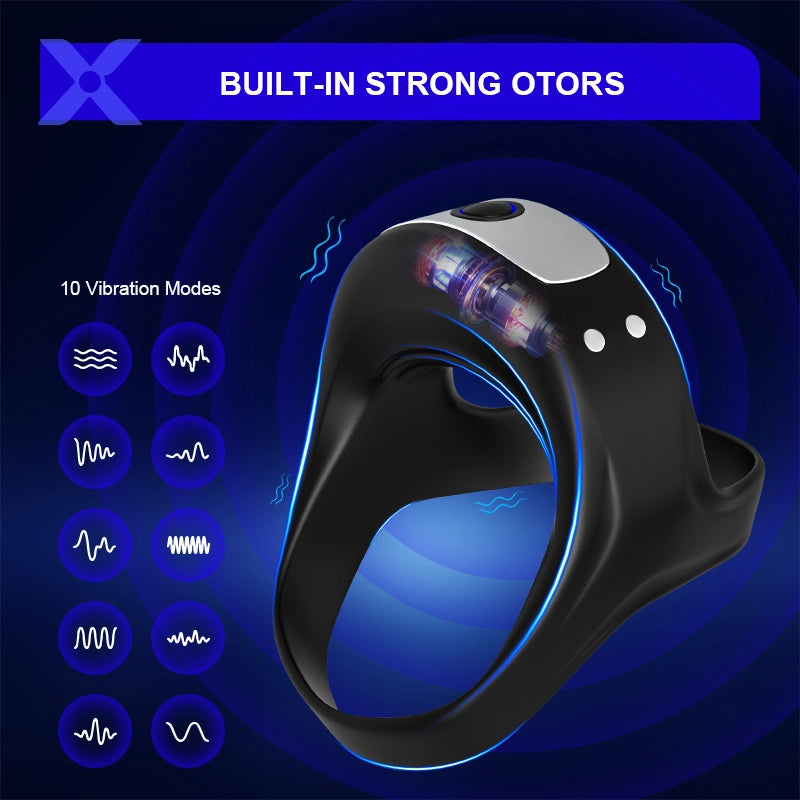 PR7 Cock Ring 10 Vibration 100% Waterproof