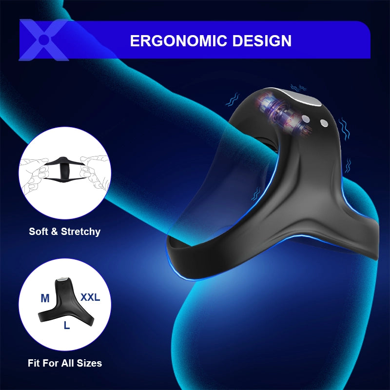 PR7 Cock Ring 10 Vibration 100% Waterproof