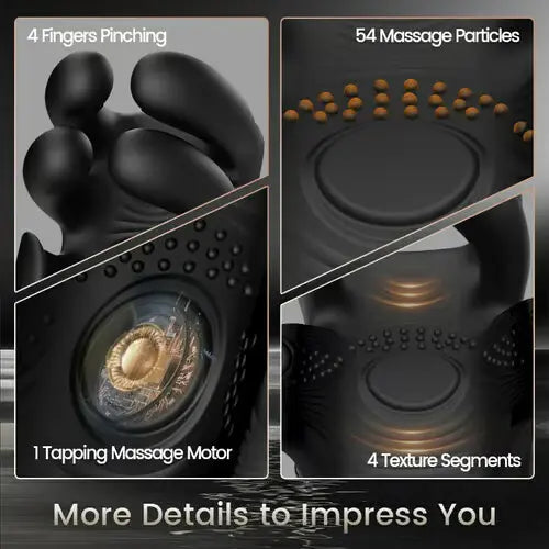 XG21 Glans Trainer 10 Pulsating Vibrating Finger Penis Massager