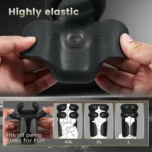XG21 Glans Trainer 10 Pulsating Vibrating Finger Penis Massager