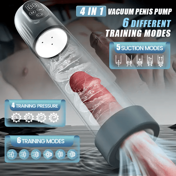 XP2 Water Penis Pump 5 Suction with Extra Masturbator Sleeve