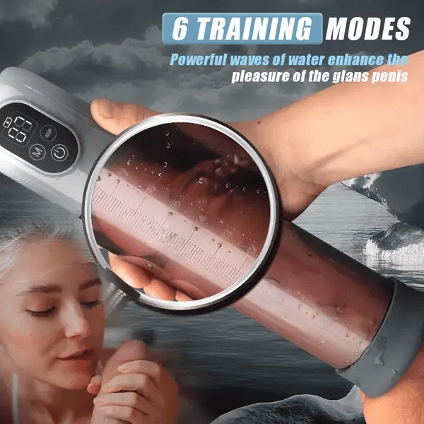 XP2 Water Penis Pump 5 Suction with Extra Masturbator Sleeve