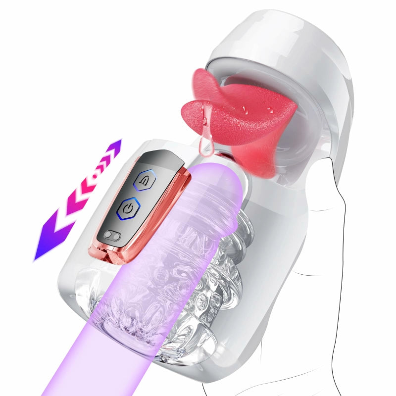 XG18 Plus Glans Trainer 10 Licking Thrusting Blowjob Machine