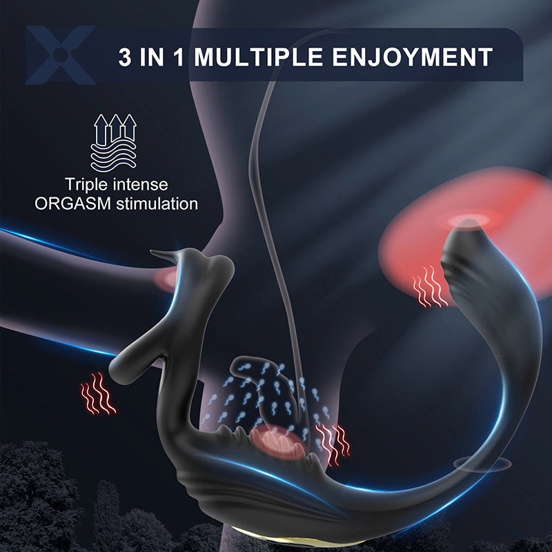PM5 Prostate Massager Penis Testicle Perineum Anal Vibrator