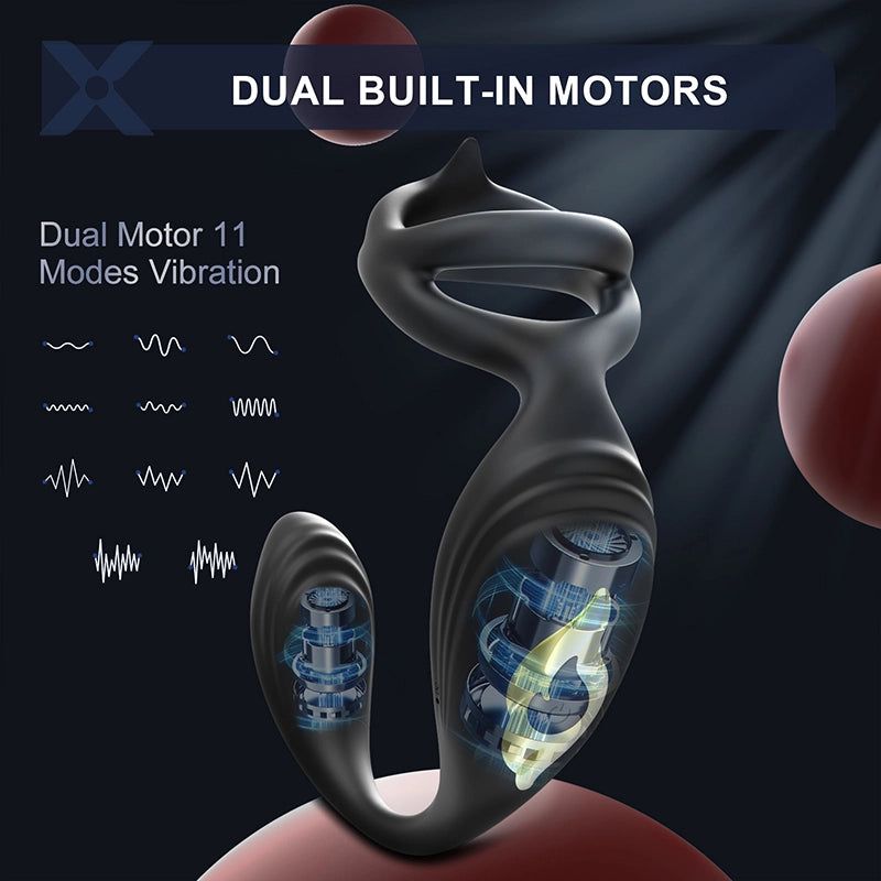 PM5 Prostate Massager Penis Testicle Perineum Anal Vibrator