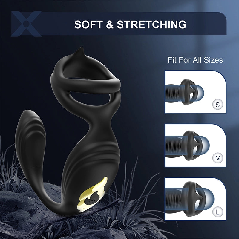 PM5 Prostate Massager Penis Testicle Perineum Anal Vibrator