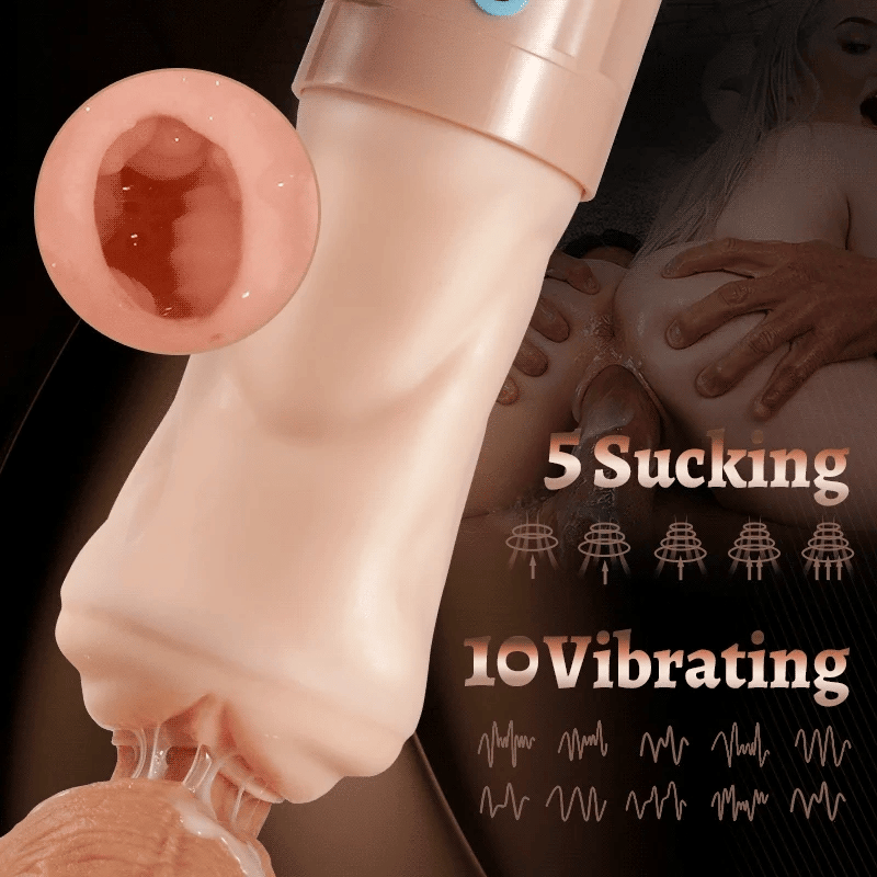 XV7: Automatic Pocket Pussy with 5 Suction & 10 Vibration Modes