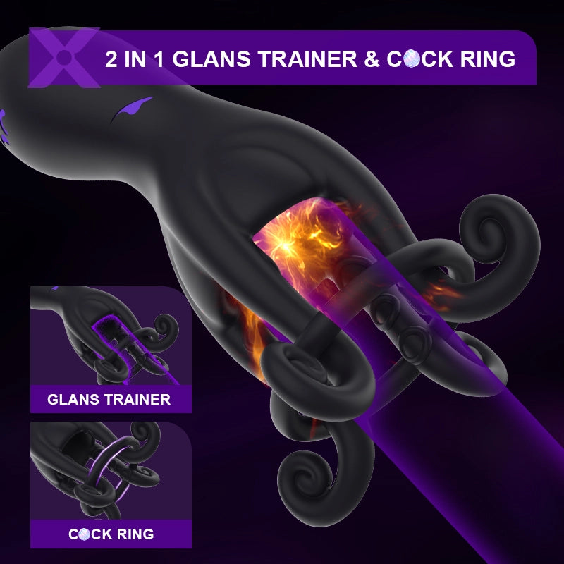 XG11 Octopus Glans Trainer 10 Vibration Male Sex Toy