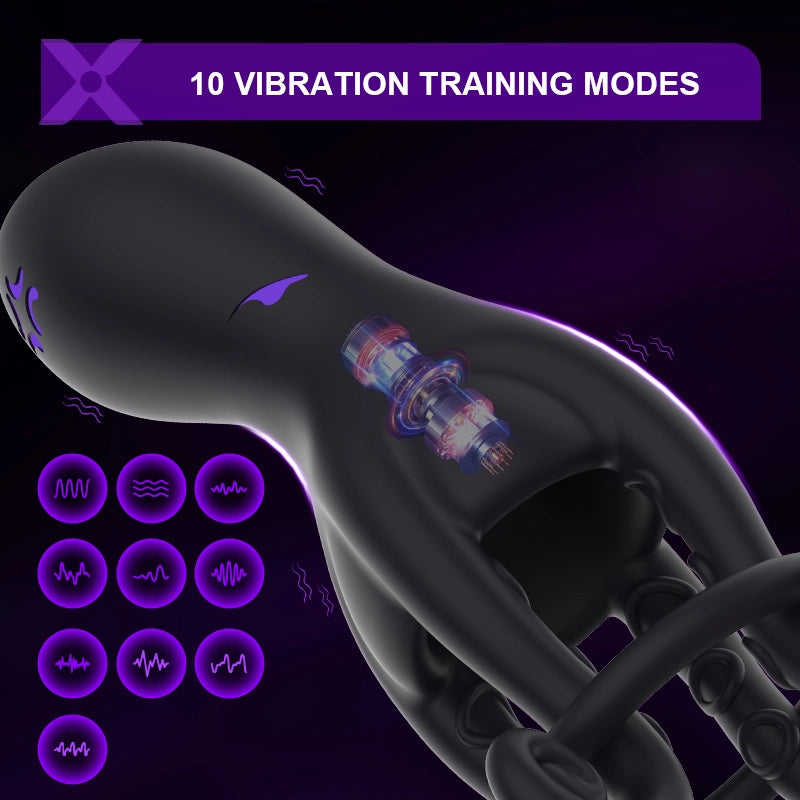 XG11 Octopus Glans Trainer 10 Vibration Male Sex Toy