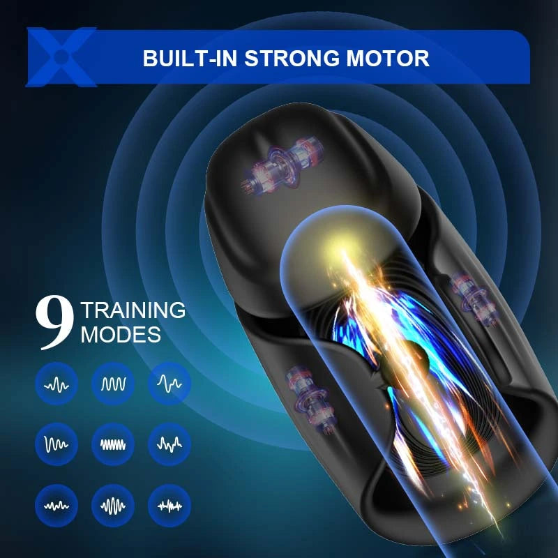 XG1 Glans Trainer Adjustable Buckle App Control 9 Vibration Waterproof
