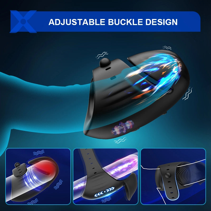 XG1 Glans Trainer Adjustable Buckle App Control 9 Vibration Waterproof
