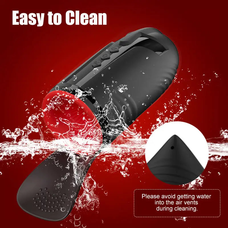 XG23 Large Glans Focused Masturbator with 3 Spinning×5 Suction×10 Vibration Modes