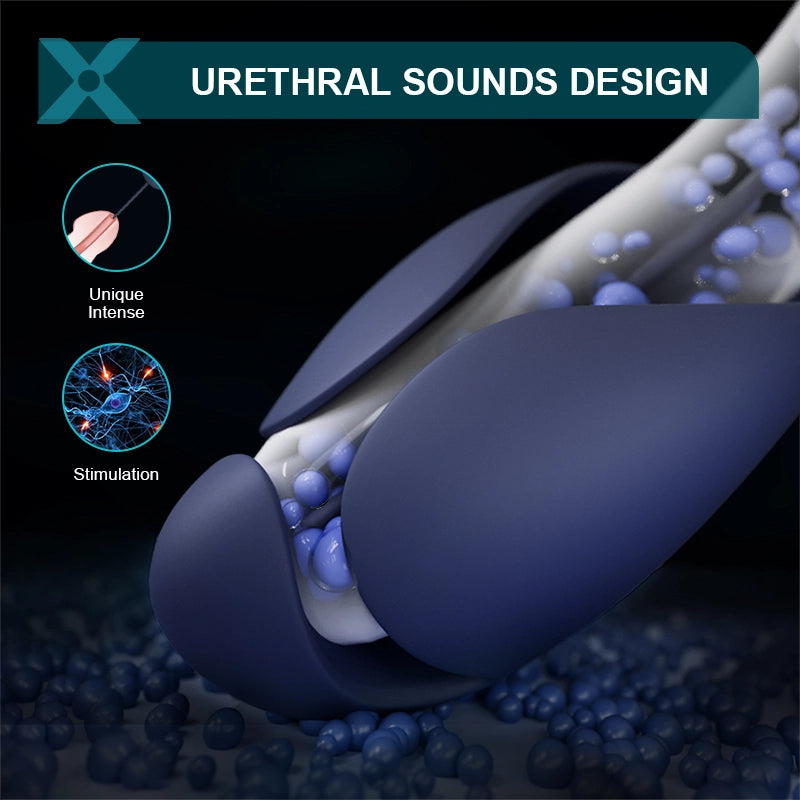 XG6 Unique Glans Trainer 10 Vibration with Urethral Sounds Design