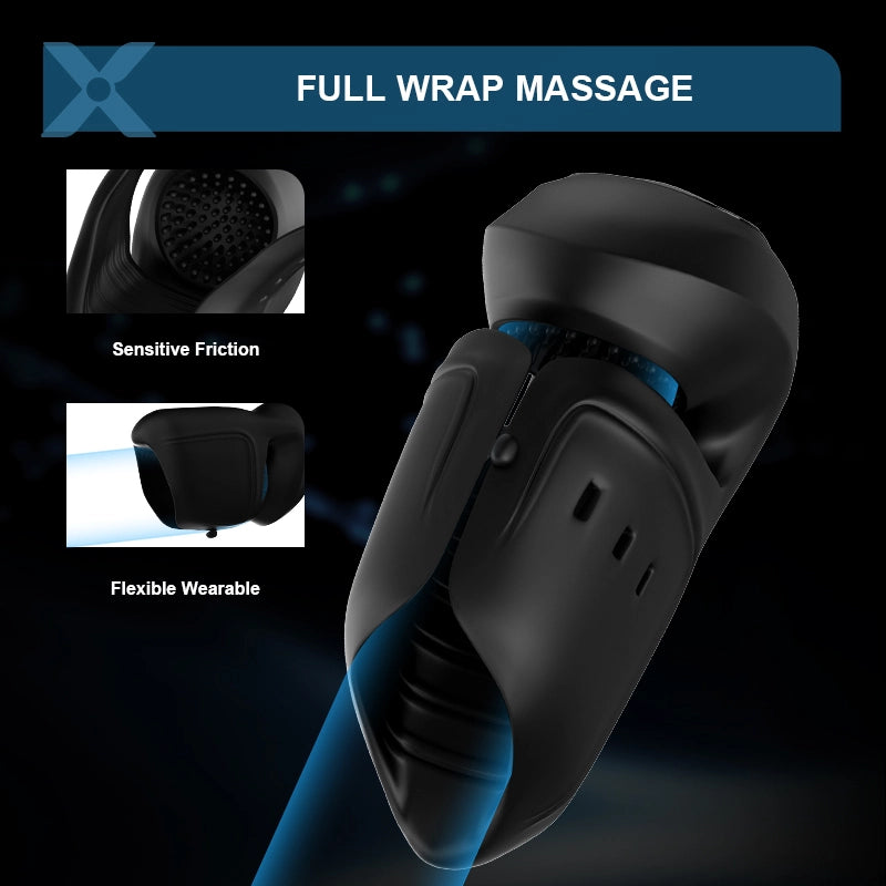 XG8 Adjustable Glans Trainer Vibrating Cock Hardness Long Last Training Sex Toy