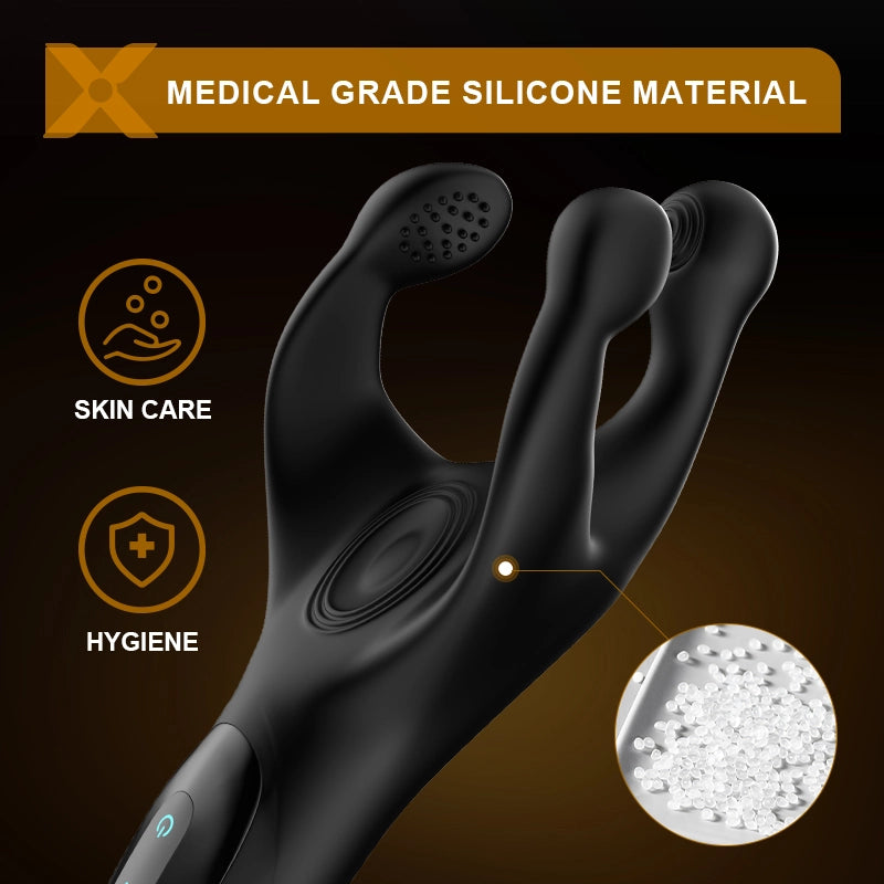 XG9 Glans Trainer 10 Frequency Flapping Vibrating Portable Masturbator