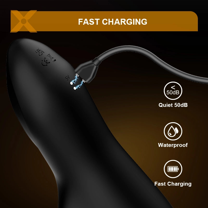 XG9 Glans Trainer 10 Frequency Flapping Vibrating Portable Masturbator