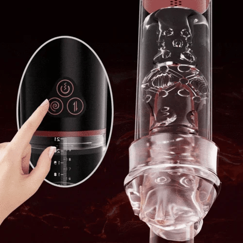 XP10 Penis Pnlargement Pump 3 Suction 9 Vibration Plus Masturbator Sleeve