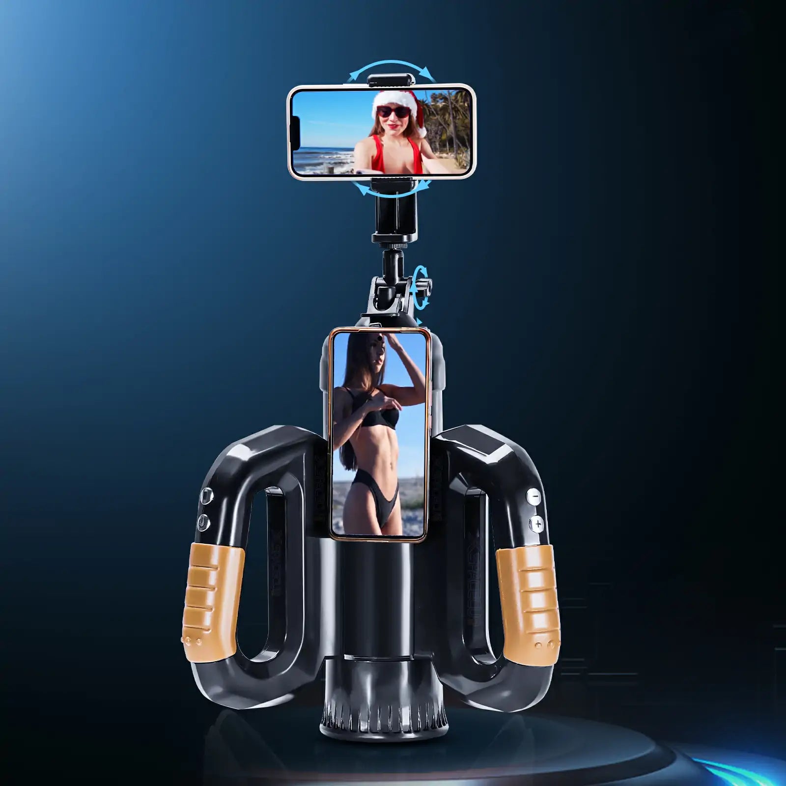 XR18 Handle Masturbator 10 Rotating Thrusting with Phone Holder