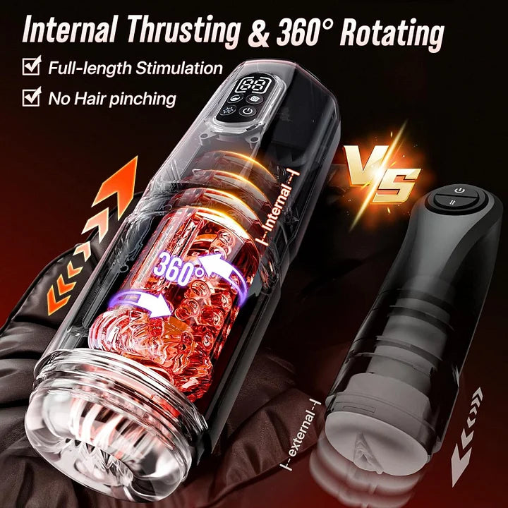 XR19 Hands Free Masturbator Thrusting Rotating Vibrating App Interaction