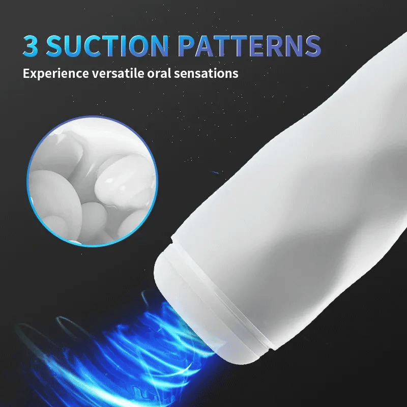 XS3 Male Masturbator Vibration Suction Heating Base Easy Warm & Dry