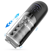 XT12 Waterproof Stroker Thrusting Vibrating Fast Charging