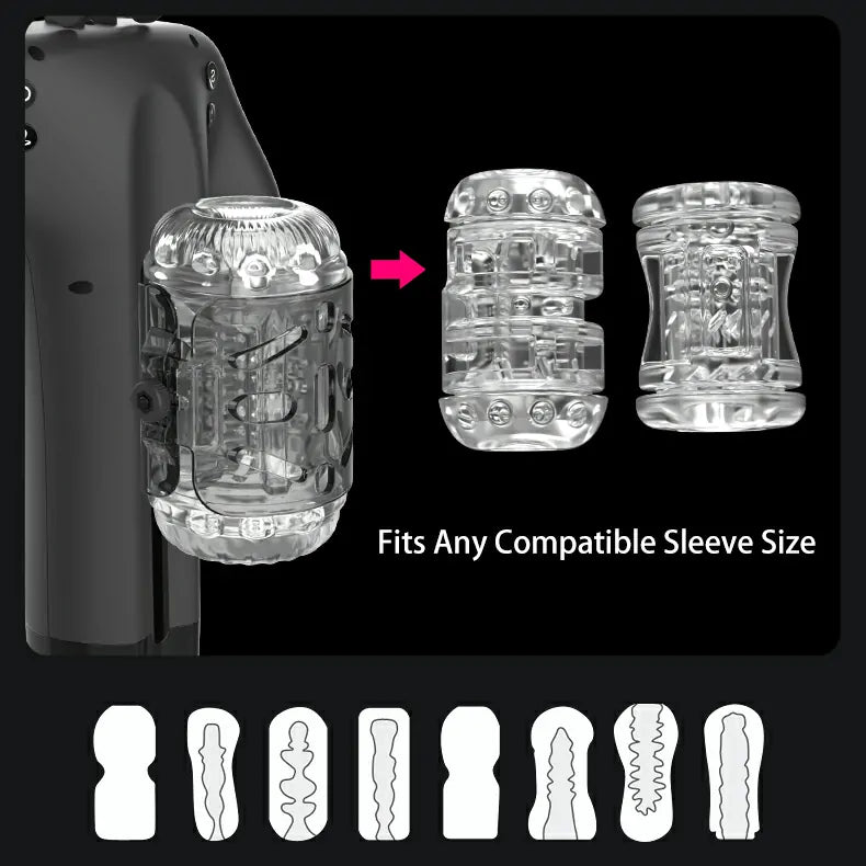 XT23 Hands-Free Male Masturbator with Adjustable Stroke & Sleeve Tightness