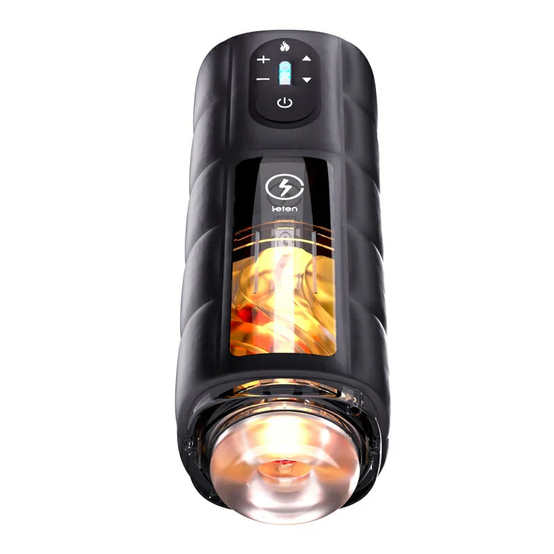 XT8 Pro Luxury Vibrating Stroker 10 Thrusting 6 Gears Speed 360° Heating