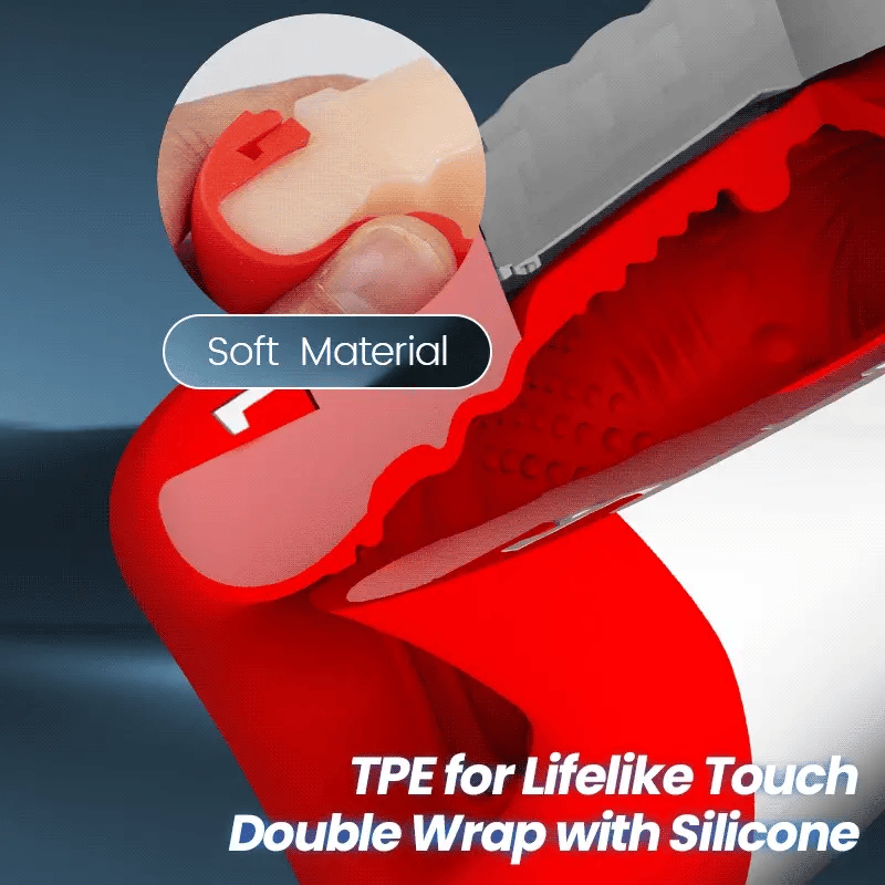 XV1 Vibrating Stroker with 10 Vibration Air Control Vacuum & Voice Function