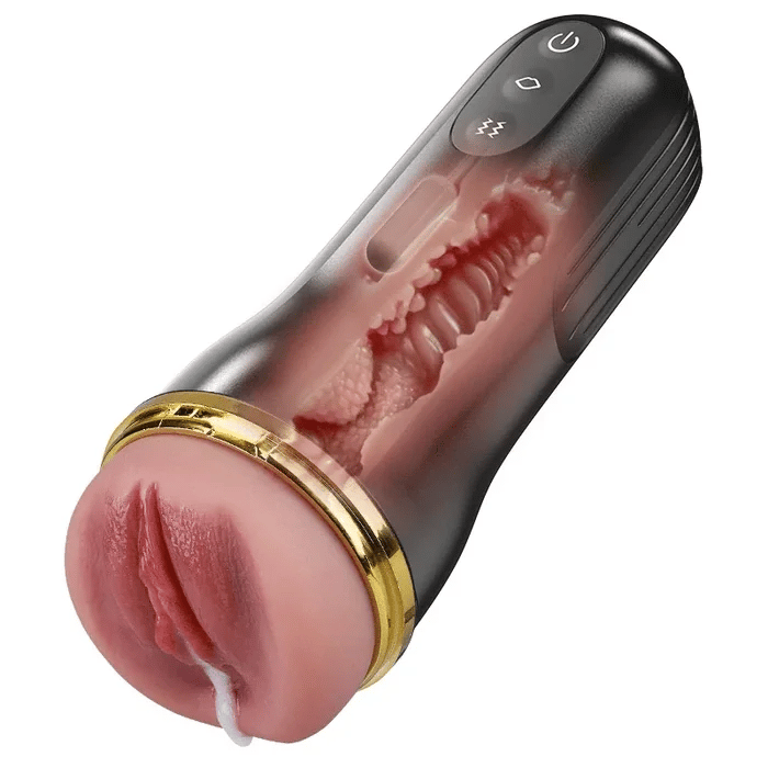 XV6 10 Vibrating Sucking Pocket Vagina Deep Throat Male Stroker