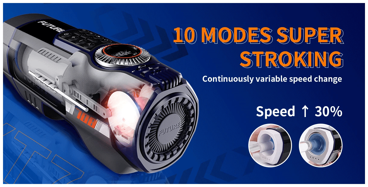 XT7 Luxury Stroker 10 Air Bag Massage Drying Heating Base XspaceCup