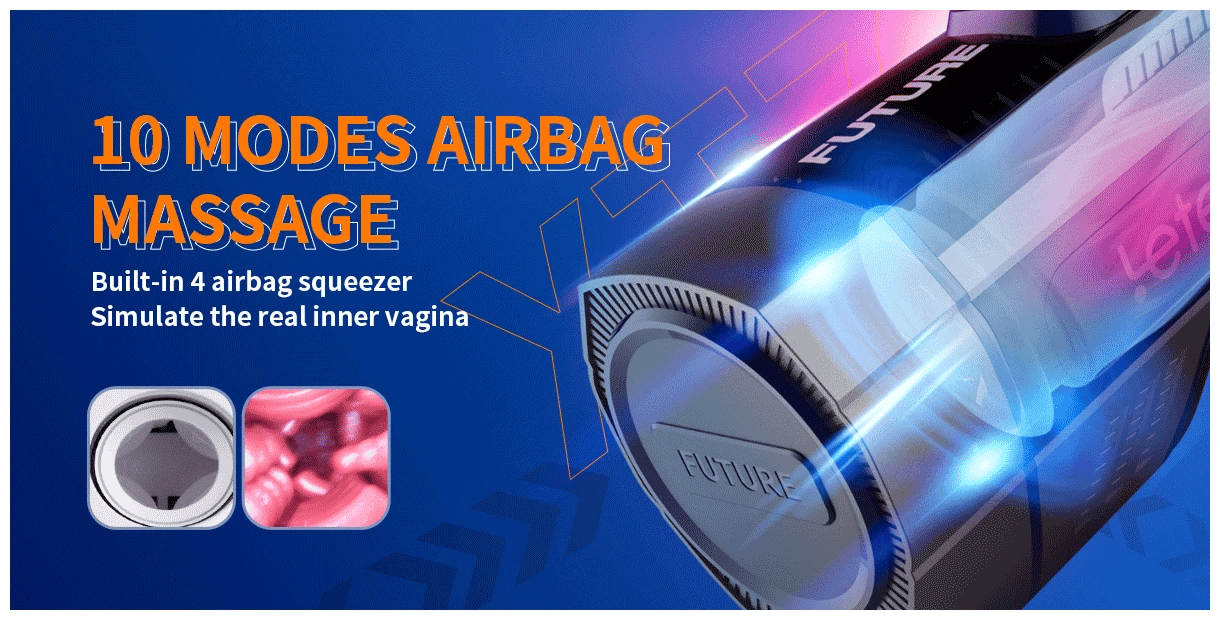 XT7 Luxury Stroker 10 Air Bag Massage Drying Heating Base XspaceCup