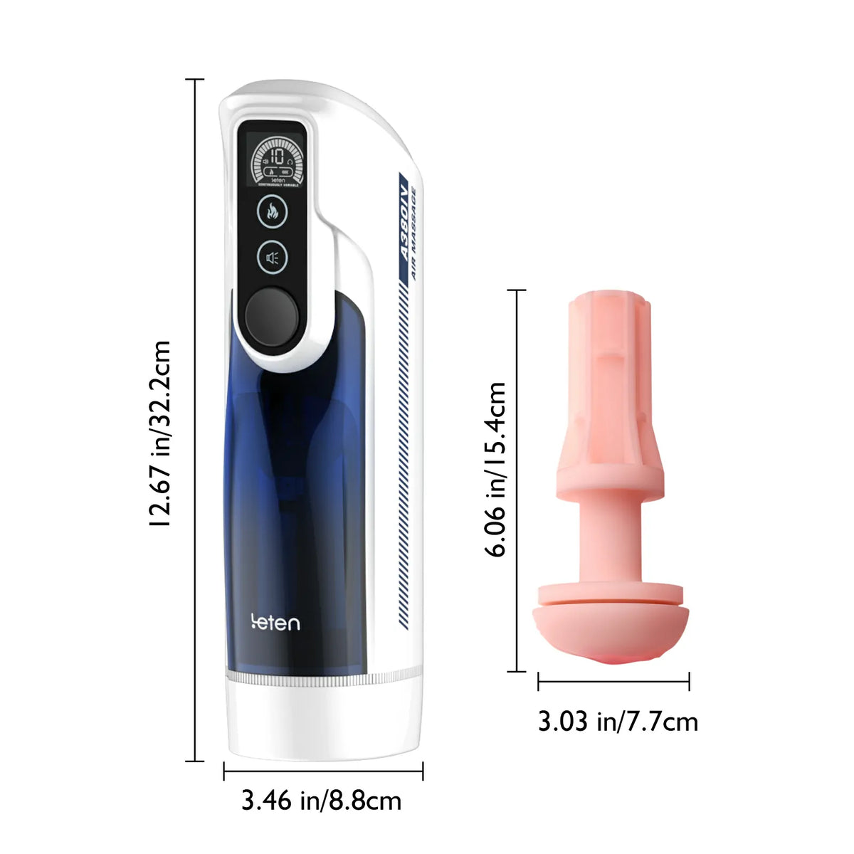 XT9 Plus Realistic Male Stroker 10 Thrusting & Rocking Heating Voice