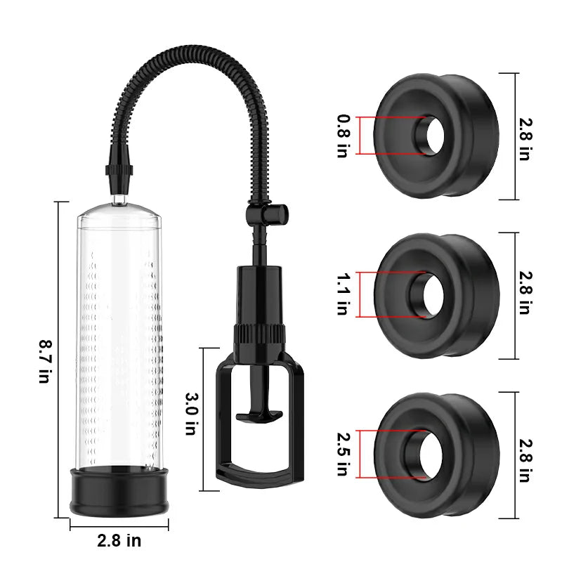 XP3 Manual Penis Pump Easy To Use And Clean